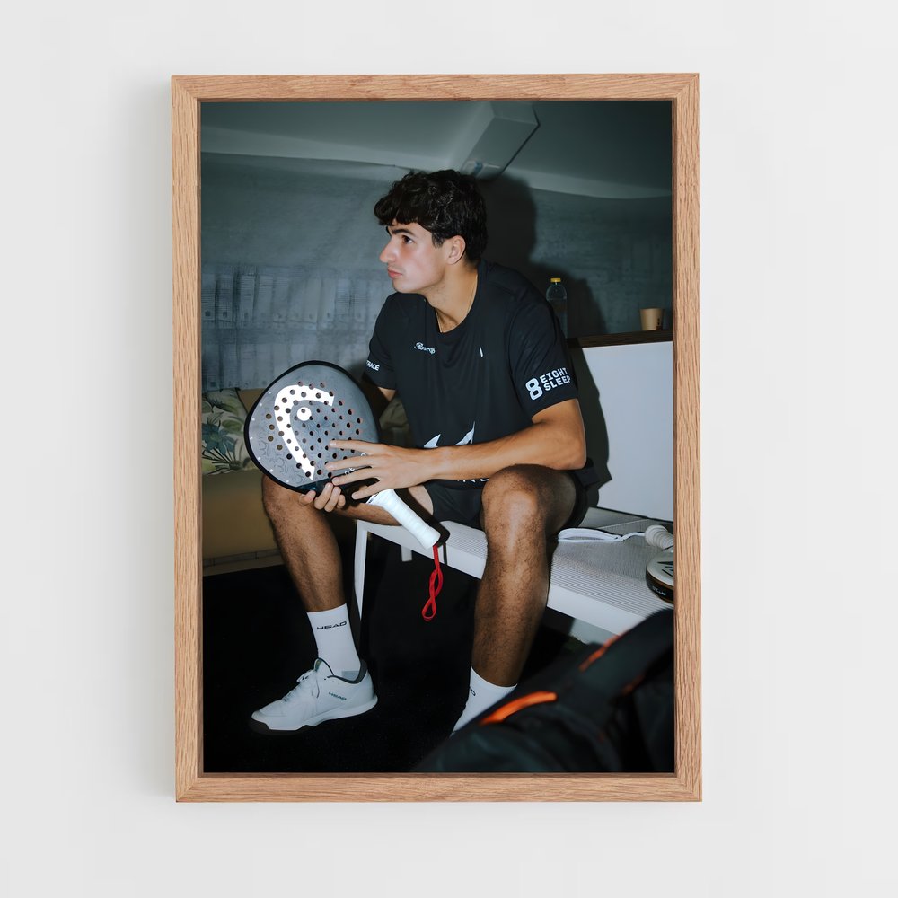 Poster Le Casque de Rêve – affiche Padel (vue 4)